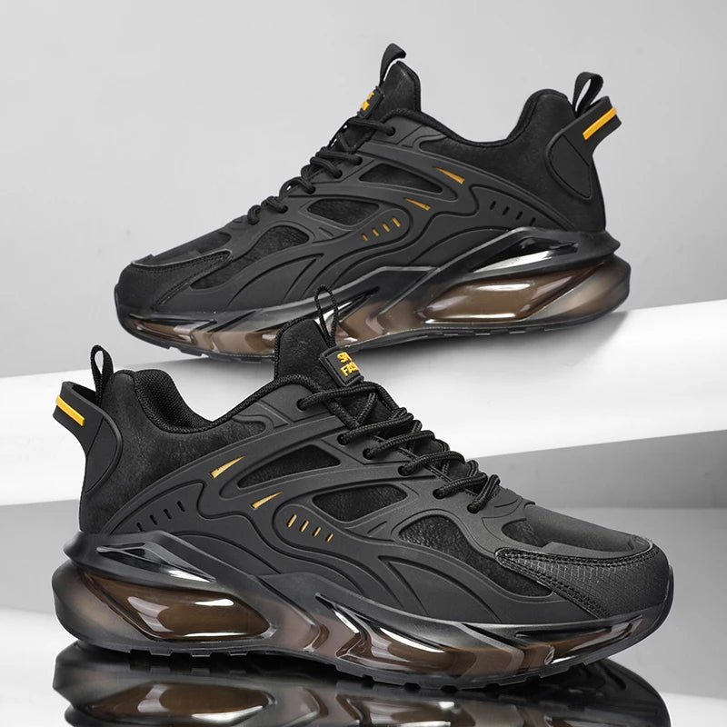 YRZL Men's Sneakers Casual Sport Breathable Running Shoes Comfortable Walking Lightweight Mesh Shoe Outdoor Anti Slip Tennis Man
